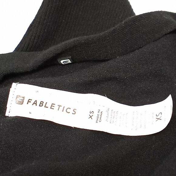 Fabletics Women's Black Knit Savanna Wrap Shrug Sweater NWT Size XS 4 - Picture 10 of 14